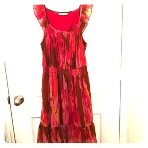 Dress -On Shoulder Ruffled Sleeve